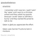 Satan is a bunny