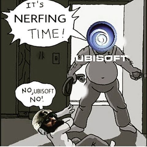 When Ubisoft sees players are having to much fun - meme
