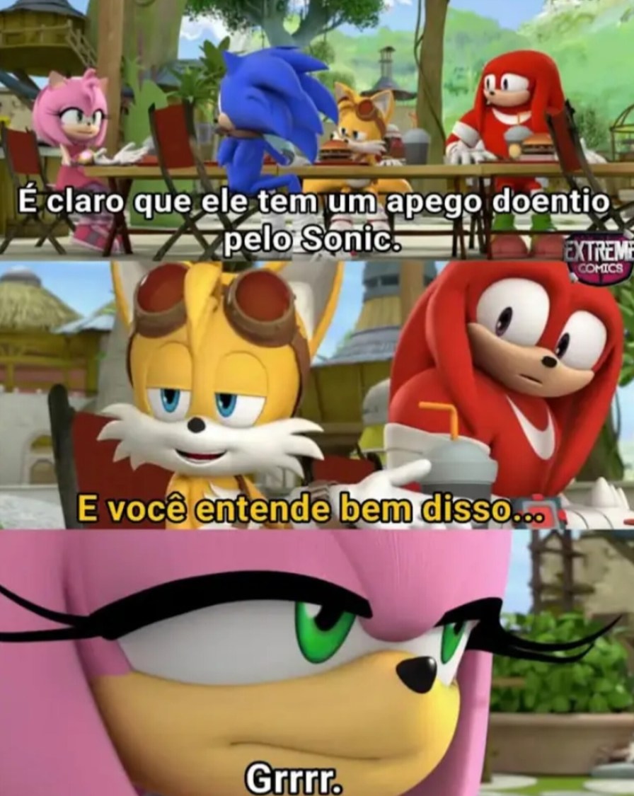Amy vs Tails - meme