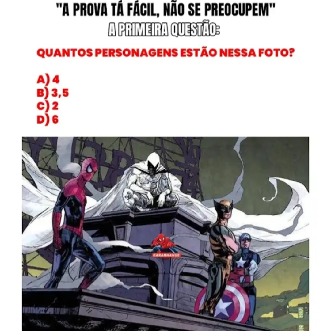 Vamos ver quantos aí acertam - meme