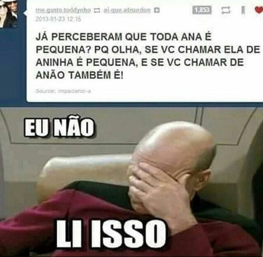O título é um anão - meme