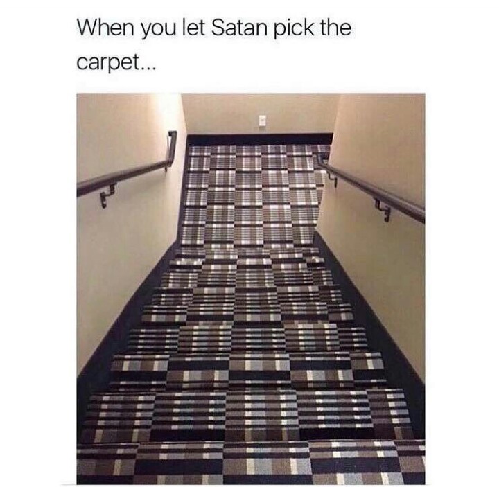 Satan's carpet - meme