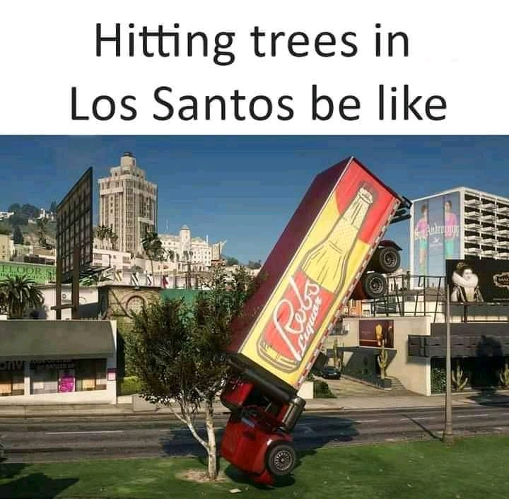 Tree Stronger than Truck??? - meme