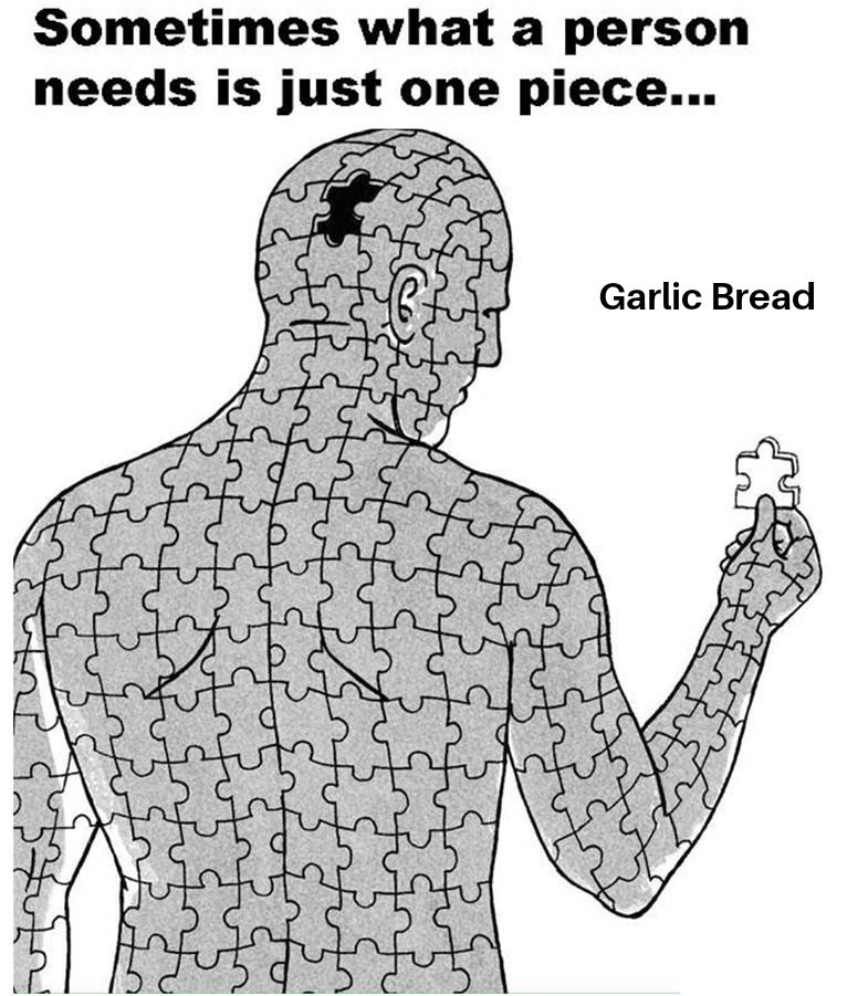 Garlic bread - meme