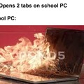 i hate school PCs...