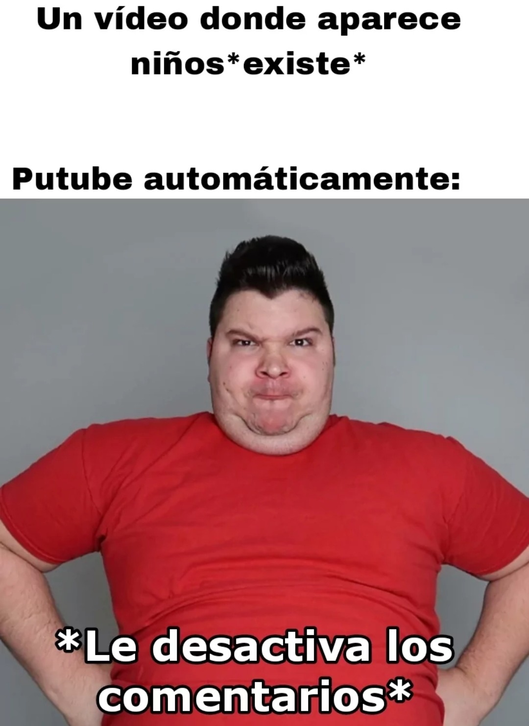 Bueno, era más divertido leer los comentarios de gente burlándose de los nenes down de esta plataforma - meme