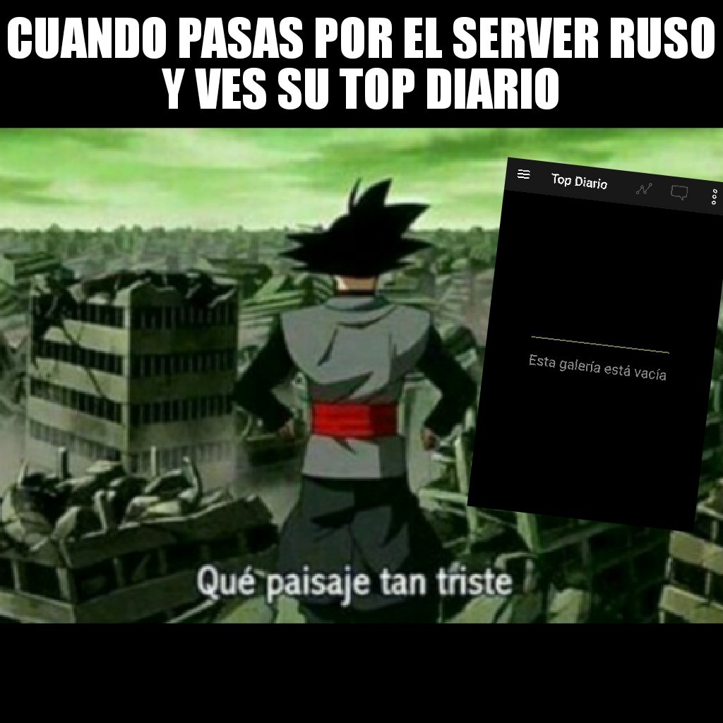 No me quejare mas del server español - meme