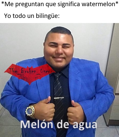 melon de agua - meme