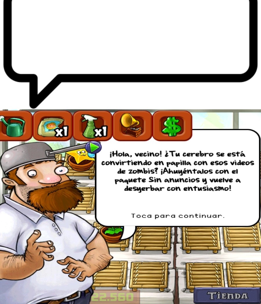 Globo de texto para el de arriba - meme