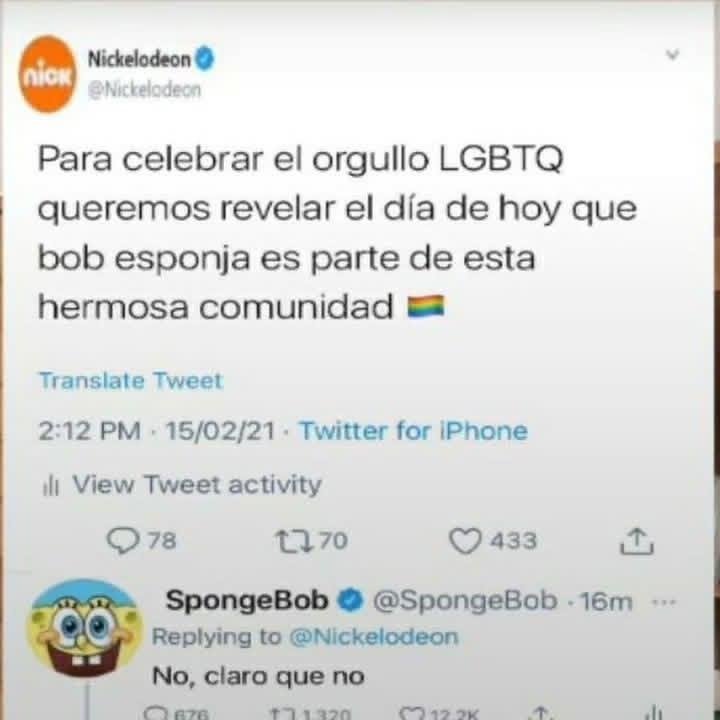 No Bob no creía que eras de esos :( - meme