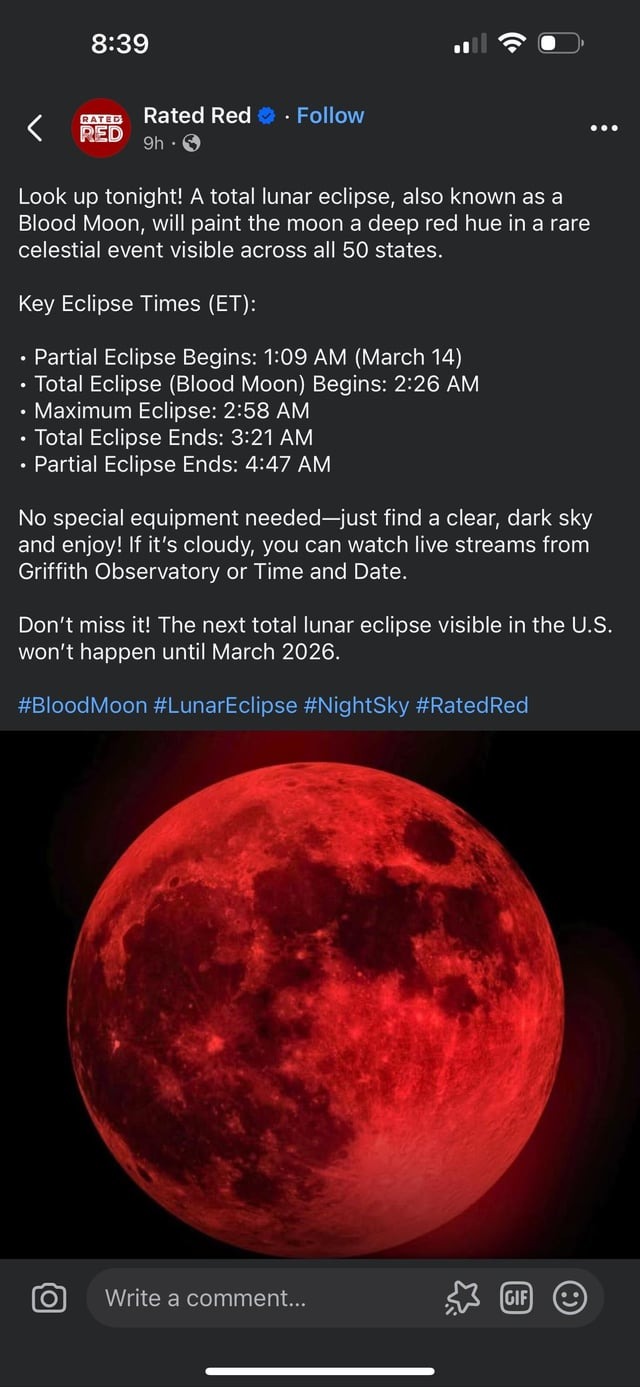 blood moon total lunar eclipse meme news