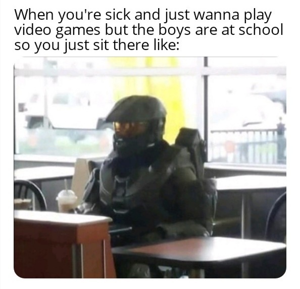 I don't play halo, I only have a PS4 - meme