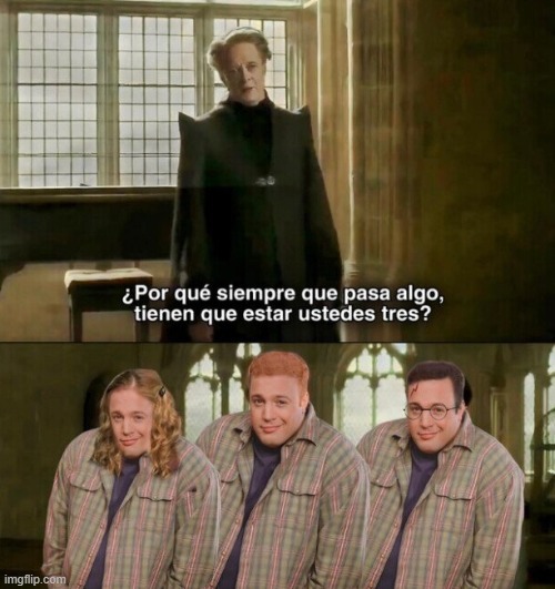 Meme de Harry Potter x Kevin James