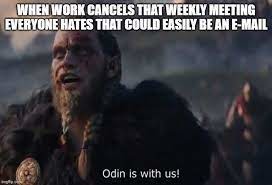 Odin is with us! - meme