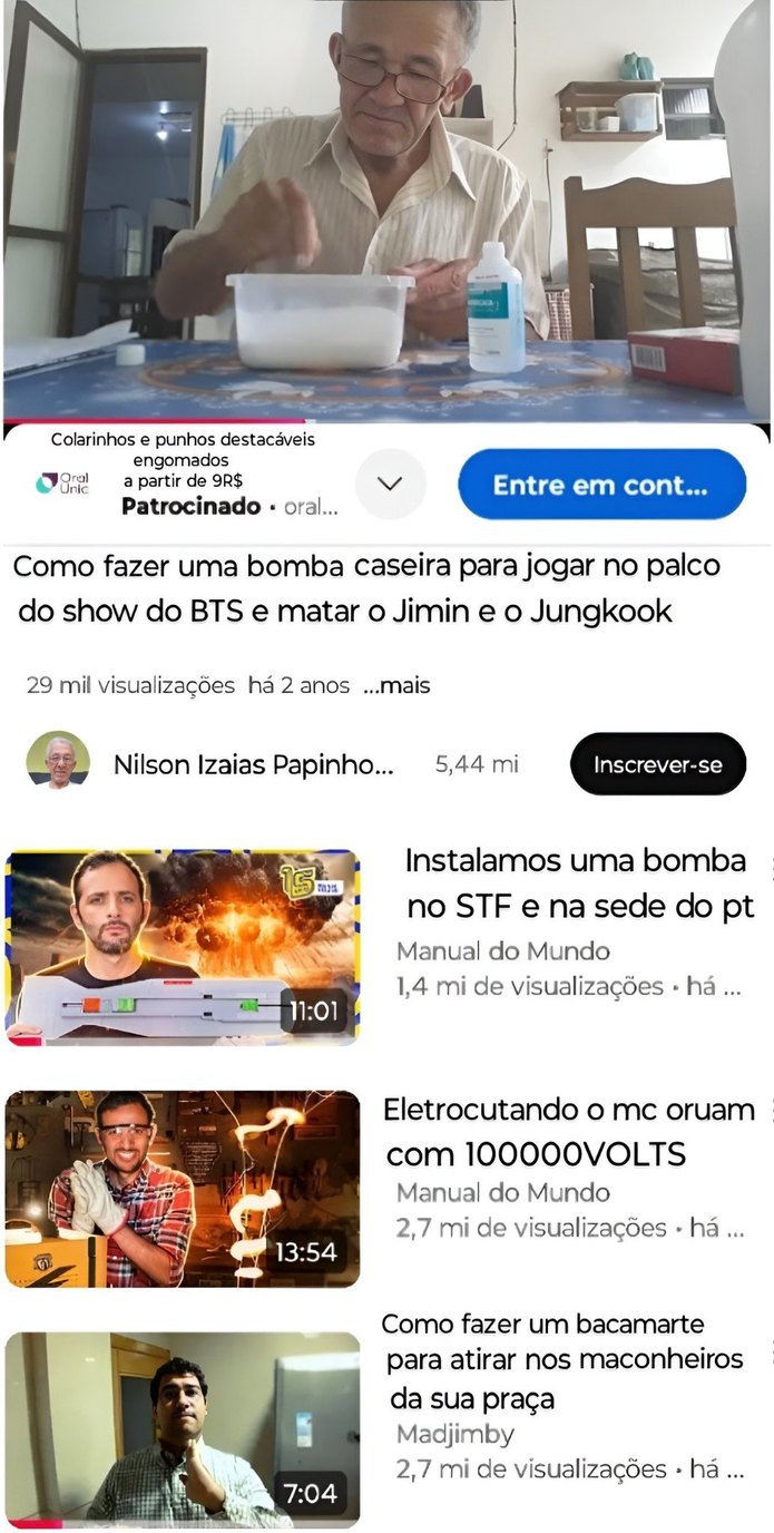 YouTube fora de contexto - meme