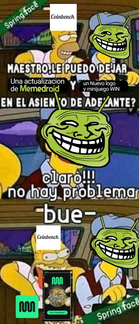 Coinbench Arruino Memedroid solo falta que cierren todos los servidores y eliminen la app de la play store
