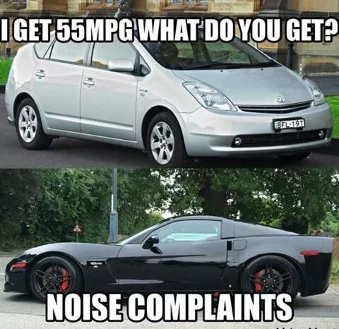 Get a fast car not some hybrid pos - meme