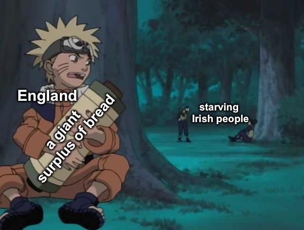 A rare potato famine meme