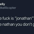 Damn it Jonathan