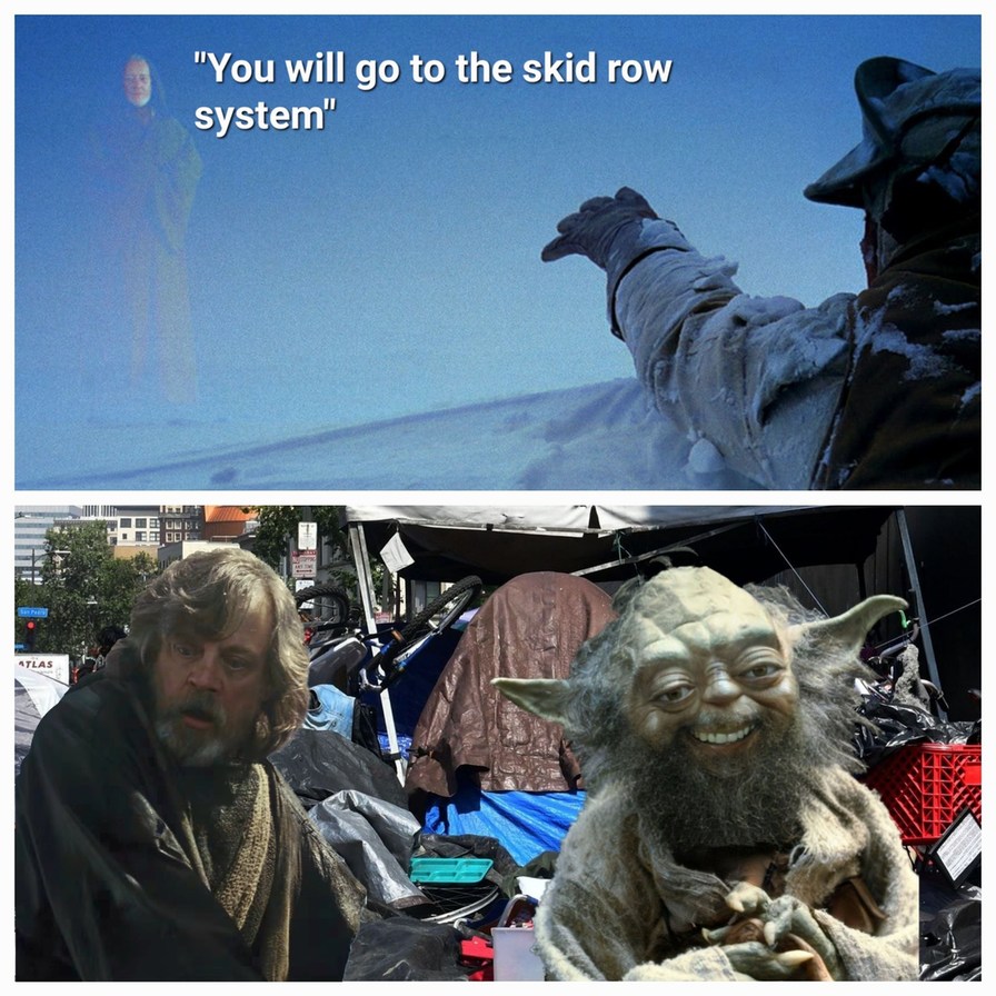 Skid row - meme