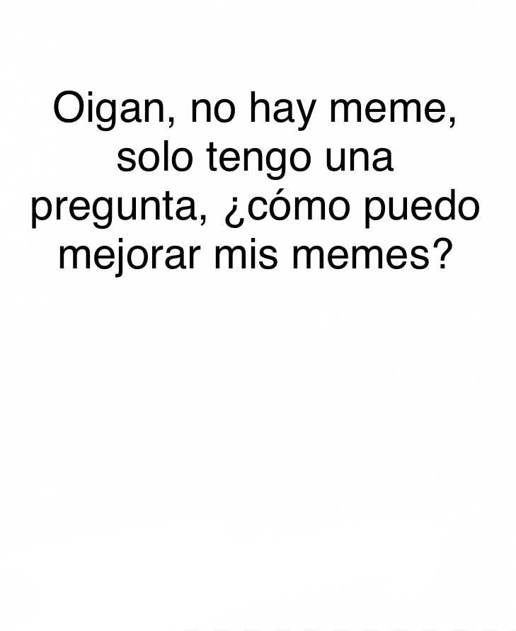 No hay meme