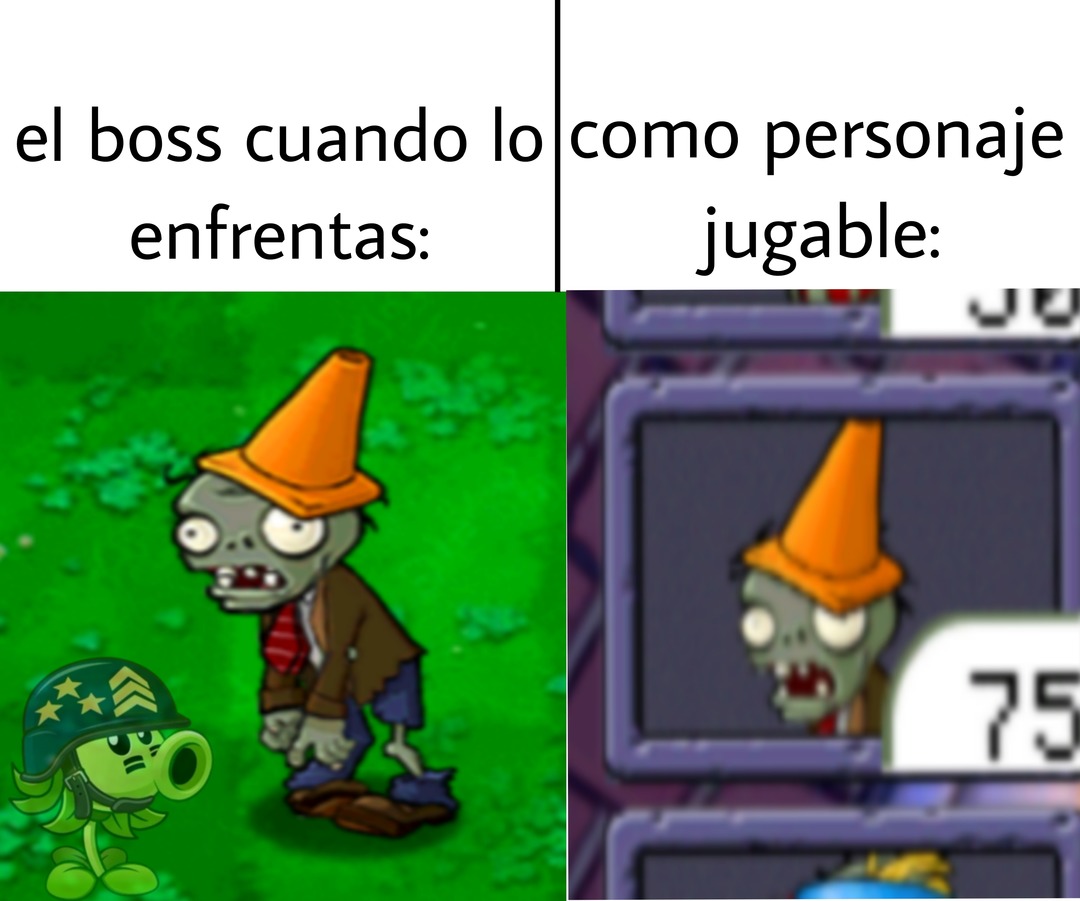 Lo mismo con el lanzamaíz PD: se me ocurrio este meme mientras jugaba yo zombie infinito