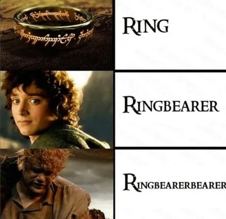 There is also a Ringbearerbearerbearer but i didn't make this. - meme