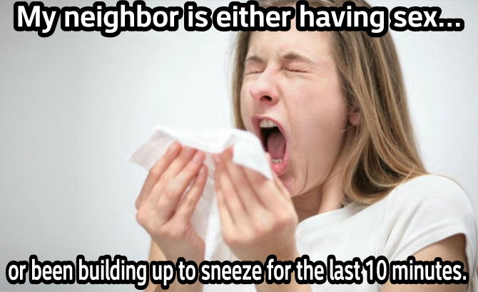 Sneezing - meme