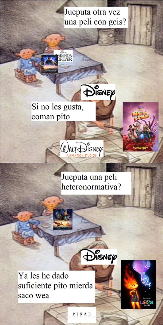 Disney existiendo - meme
