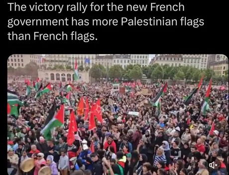 Far left French elections news meme