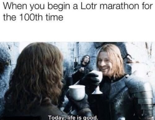 what about the second lotr marathon of the year? - meme