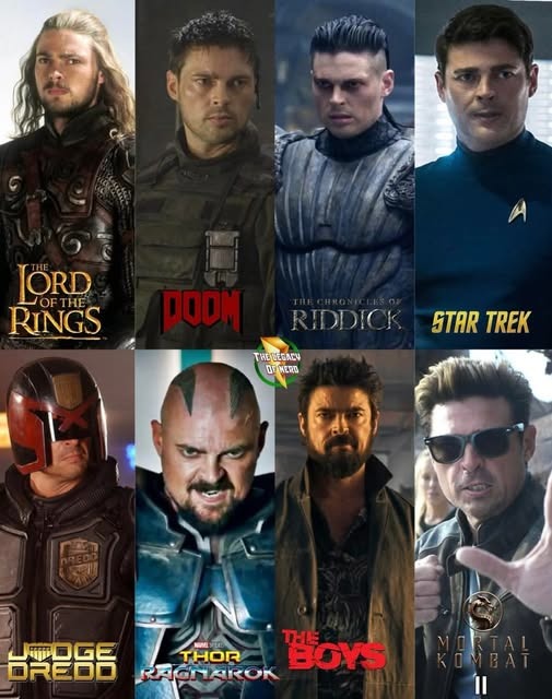 karl urban is johnny cage - meme