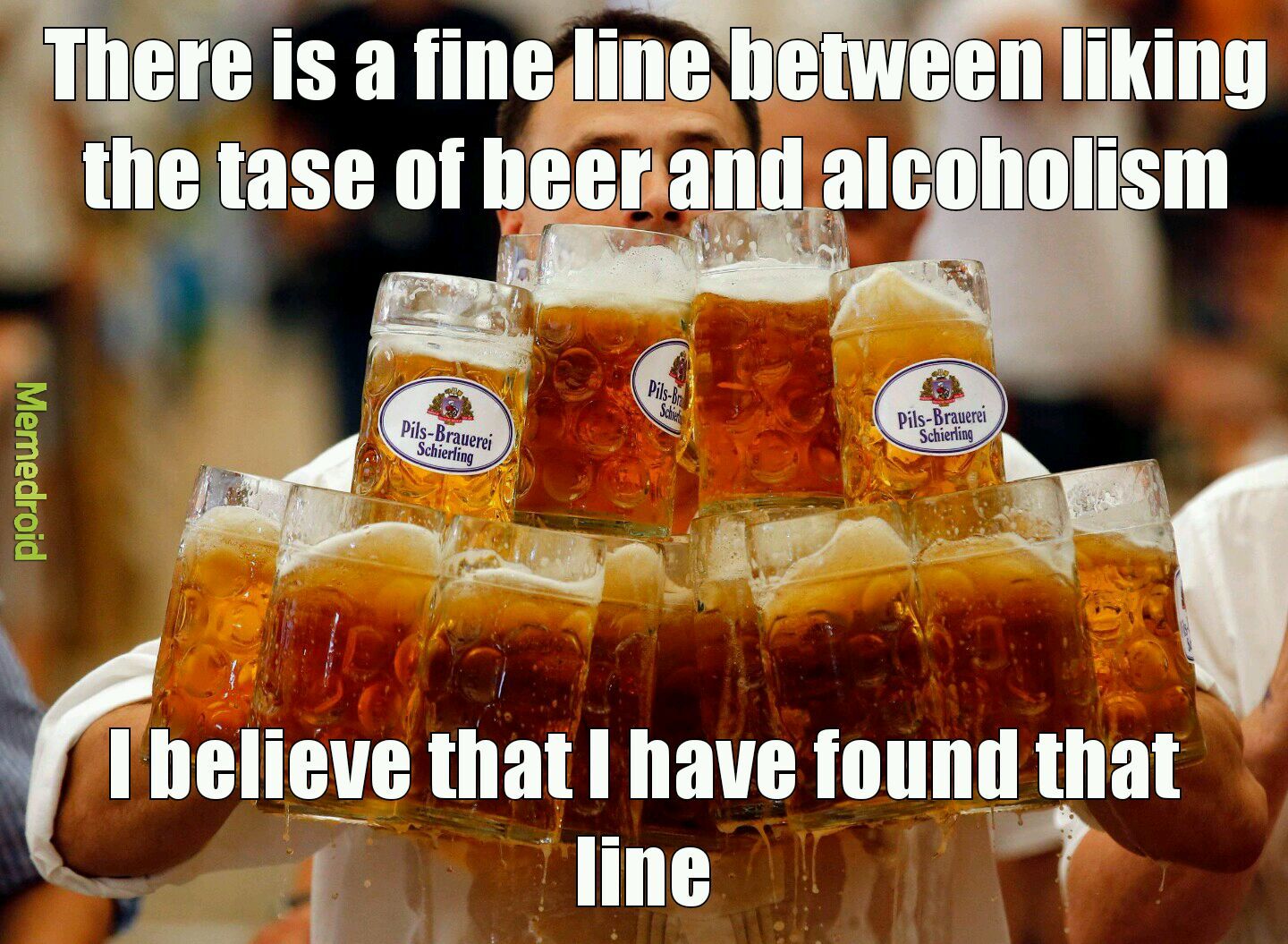 I love beer - meme