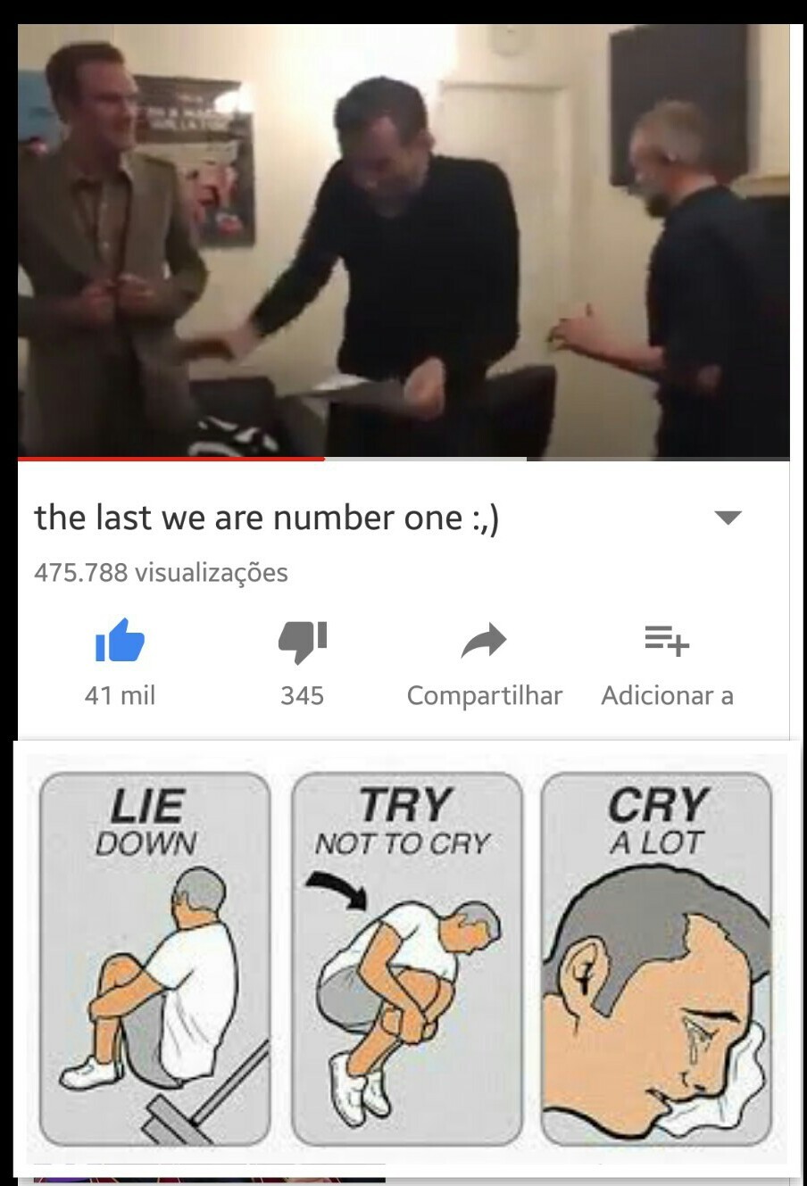 O último we are number one - meme