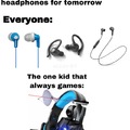OK don't forget to bring headphones for tomorrow!