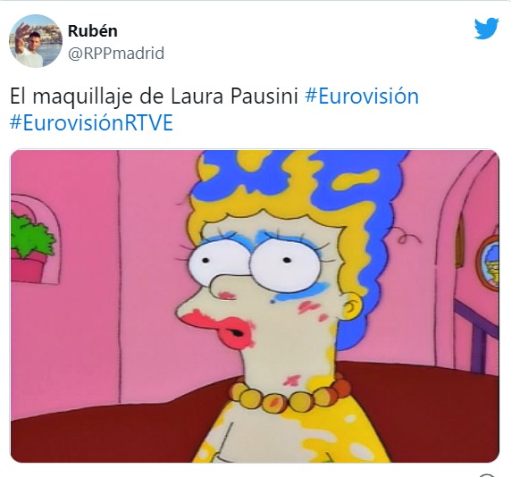 Laura Pausini en Eurovisión - meme