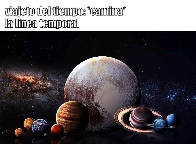 Pluton el planeta - meme