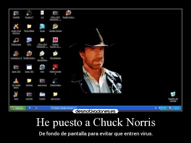 ¡¡Chuck norris protégeme!! - meme
