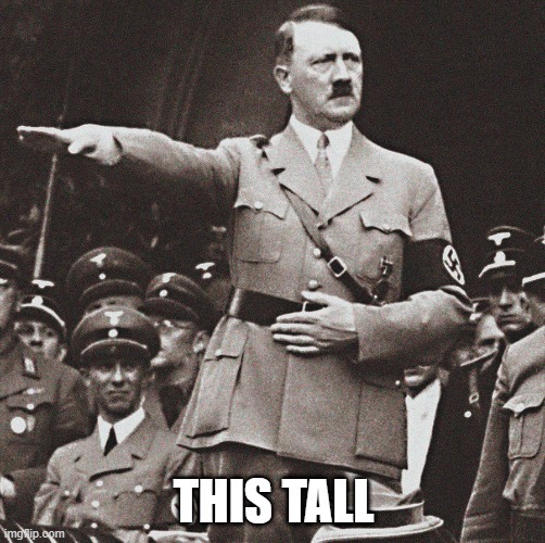 How tall do you have to be to try the rollercoaster in Germany? - meme