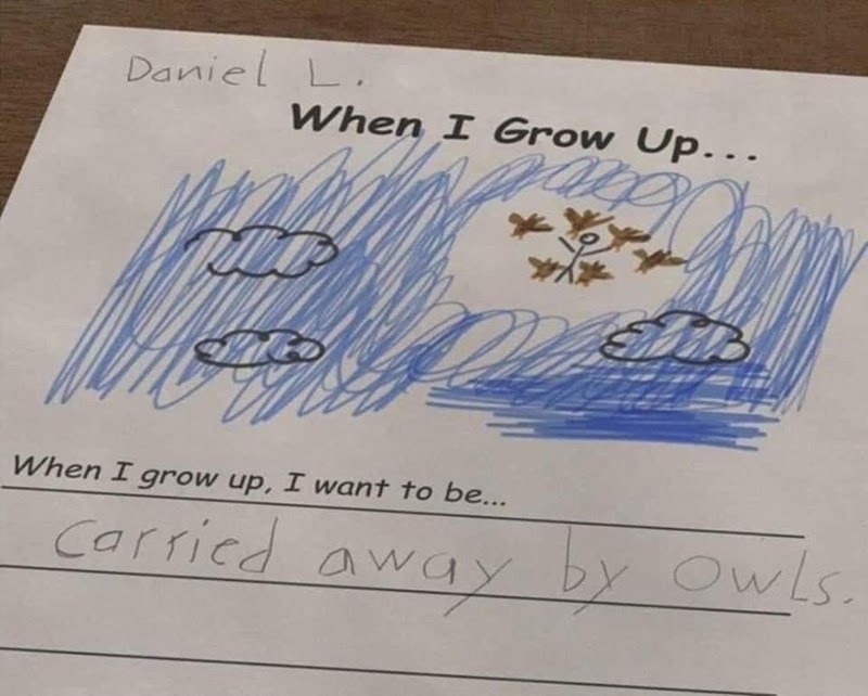 Flying me away - meme