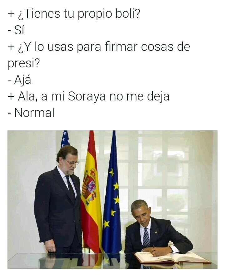 Presidente de España - meme