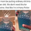 Harry Potter and the jar of listerine....
