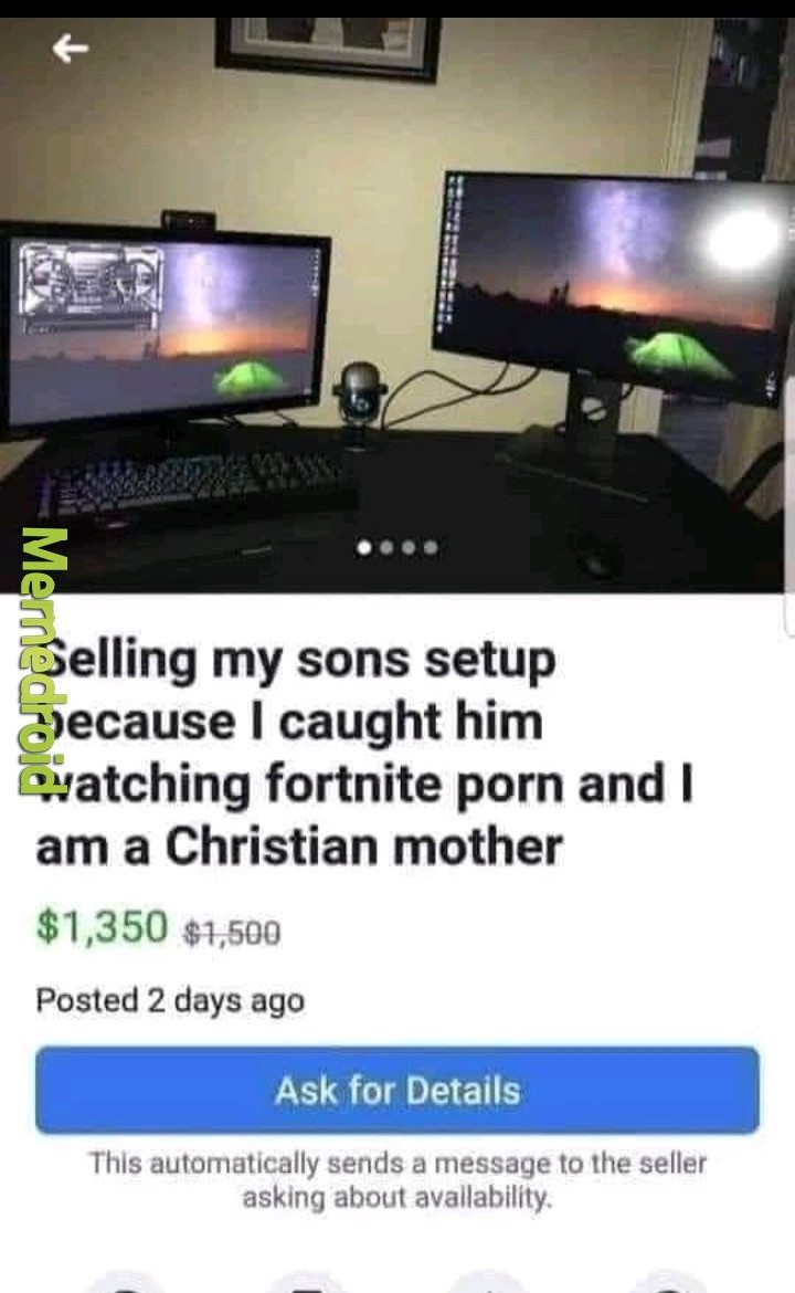 The mom is messed up, but Fortnite porn? Really? - meme