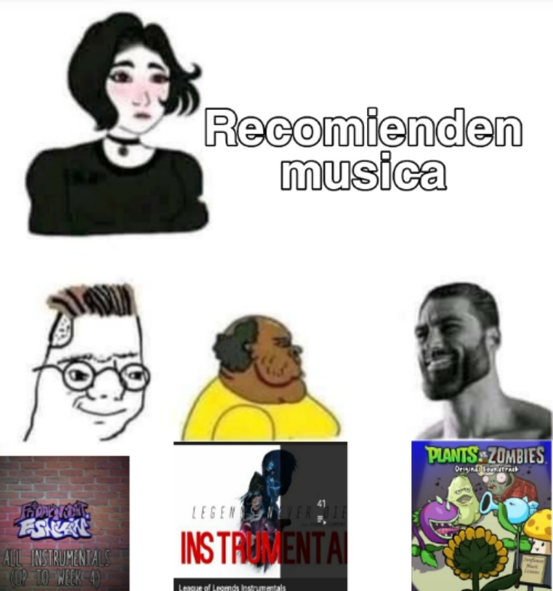 Recomienden Musica - meme