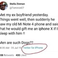 Ex boyfriend pays with an iphone X