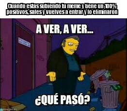 Fiesta de positivo menos el segundo :v - meme