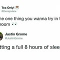Sleep is more important bitch
