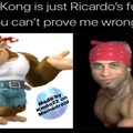 Funky Kong is Ricardo's Fursona