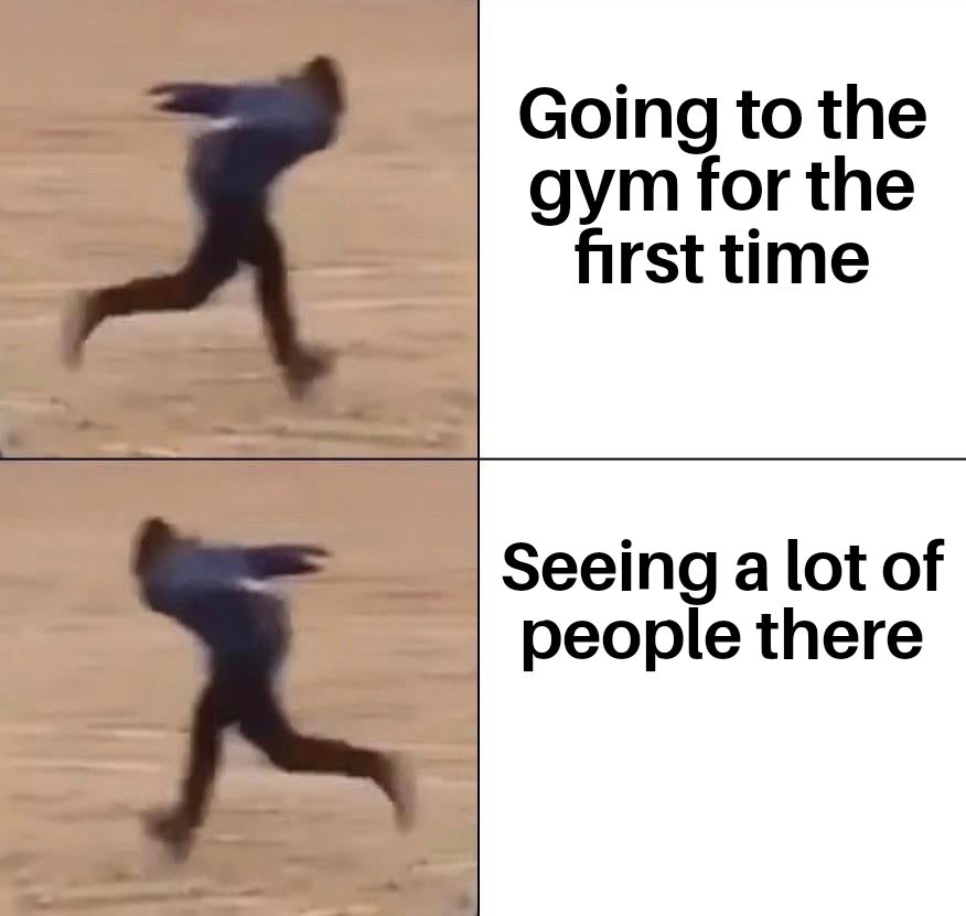 Gym Shyness - meme