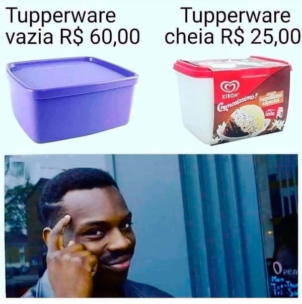 Só vejo vantagem! - meme